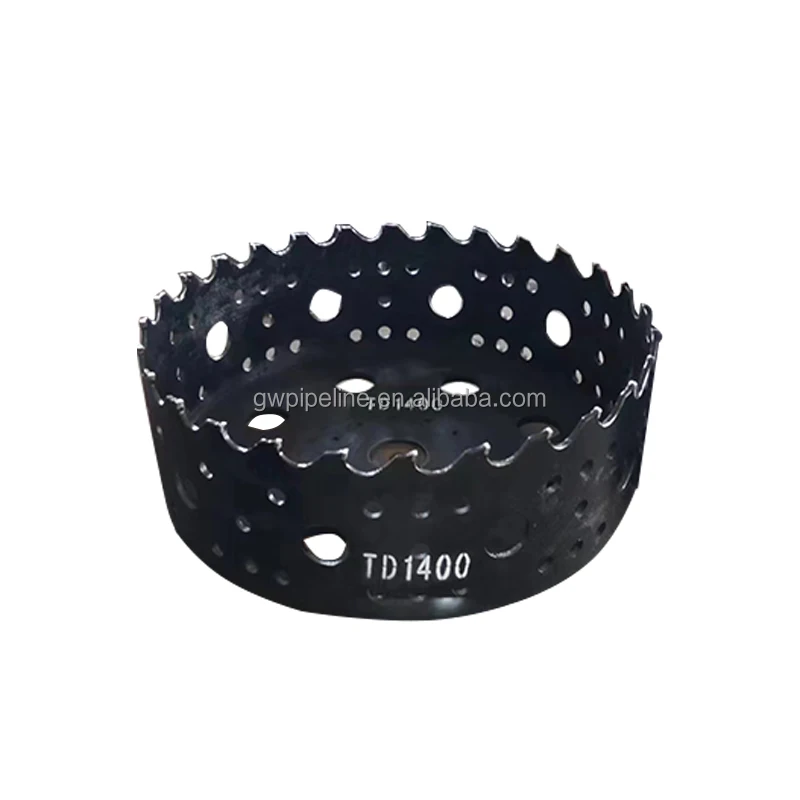 Hole Saw Hot Tapping Cutter with Coupon Retaining Pilot Bit