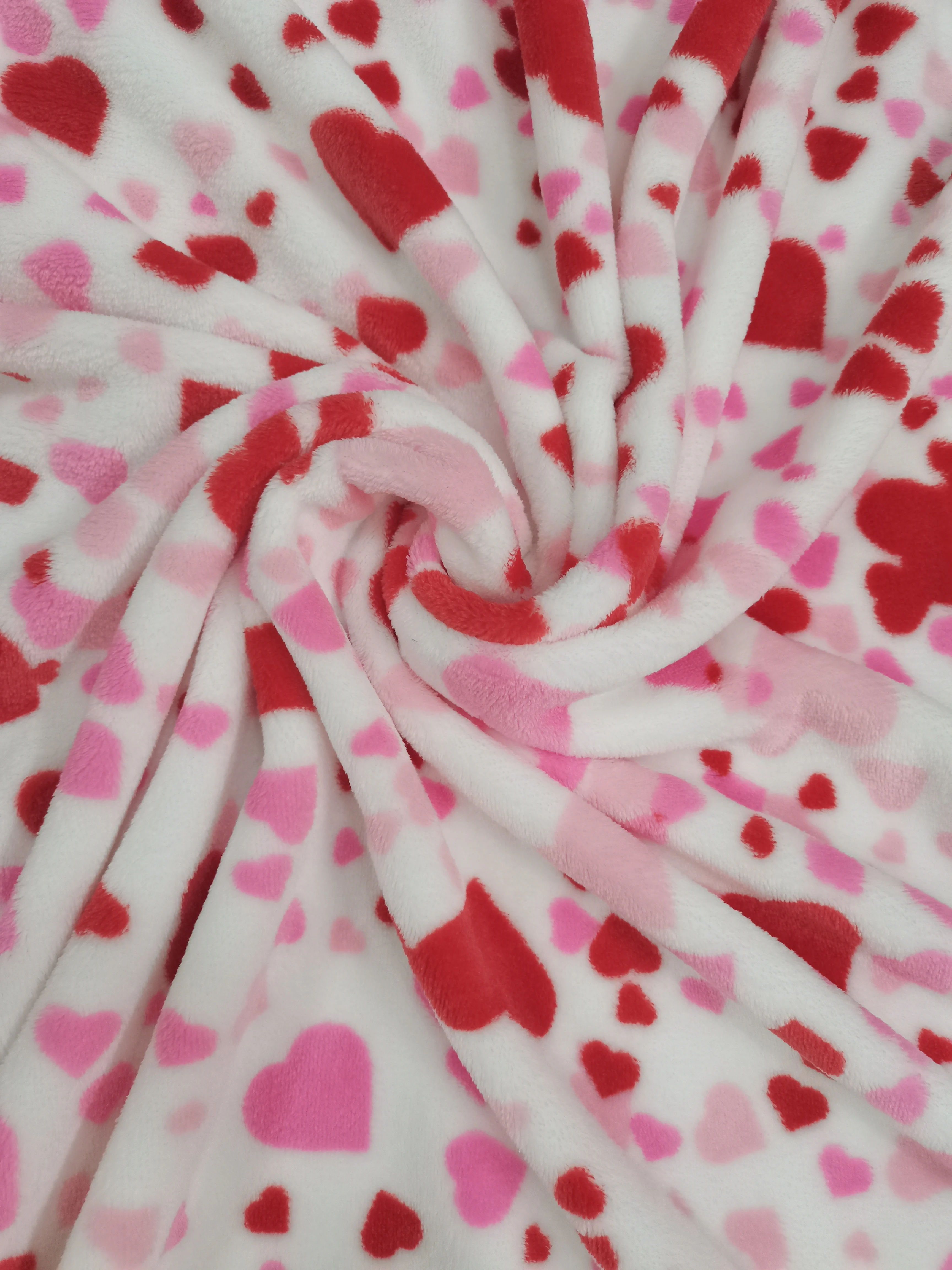 Factory new flannel love printing office bedroom blanket