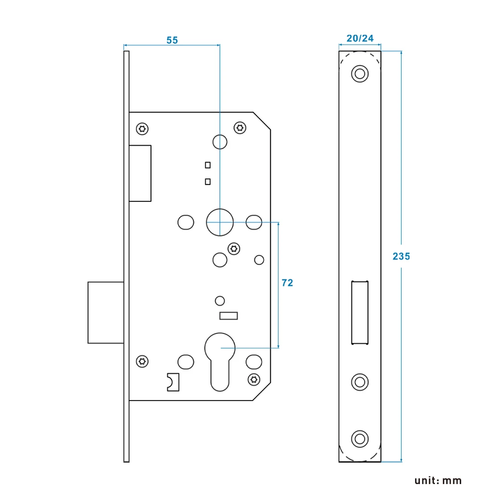 CE Deadbolt Mortise Lock