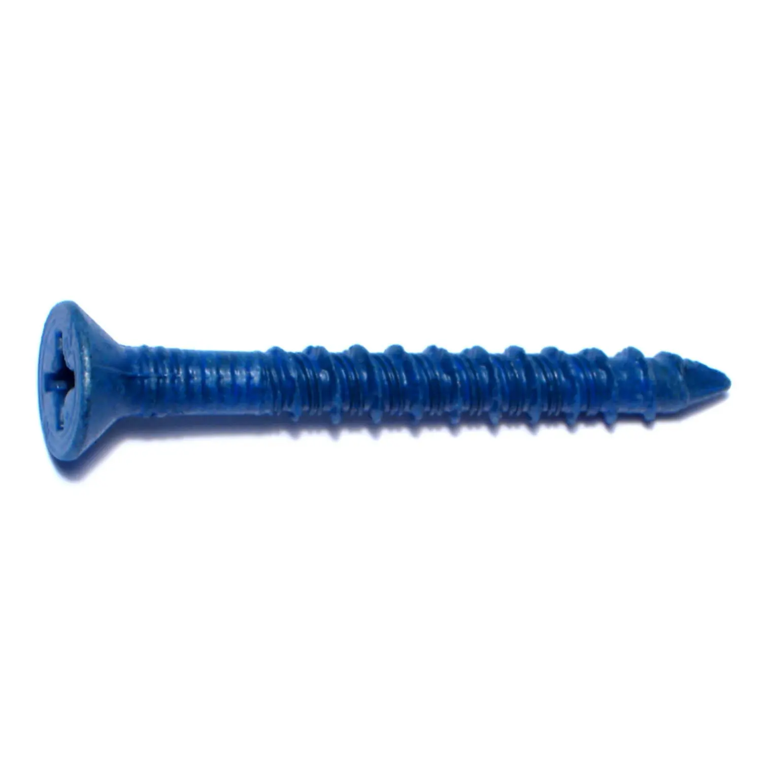Affordable stainless steel cement screws with titanium alloy concrete screw flat head for cement rock applications