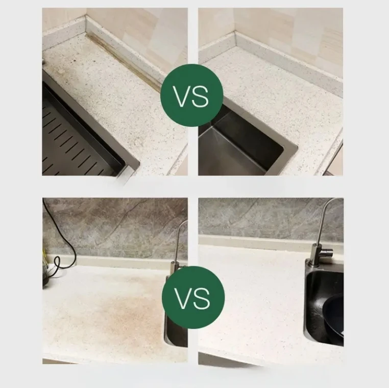 Stone Cleaning Powder Marble Quartz Stone Countertop Cleaner Kitchen Ceramic Tile Strong Decontamination Powder