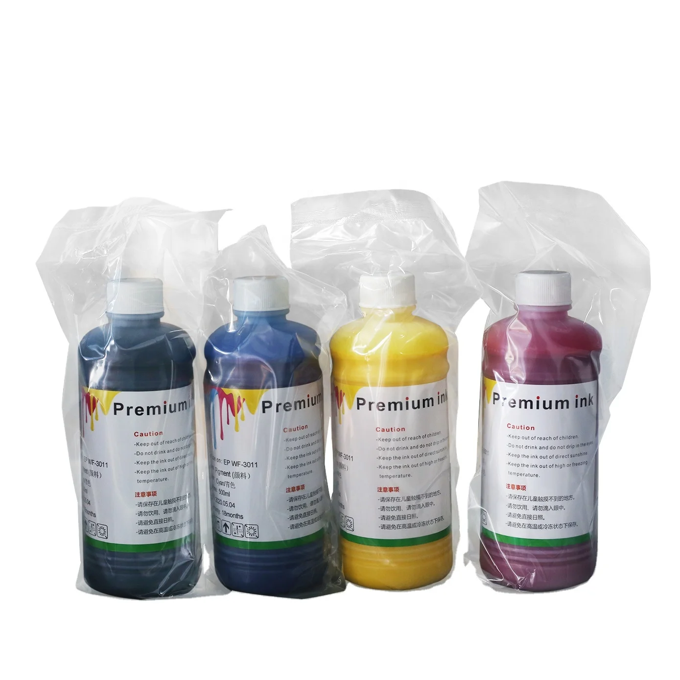 HESHUN T9441-T9444 1000ml bulk Pigment ink compatible For Epson WorkForce Pro WF-5290/C5790/C5210/C5710 printers