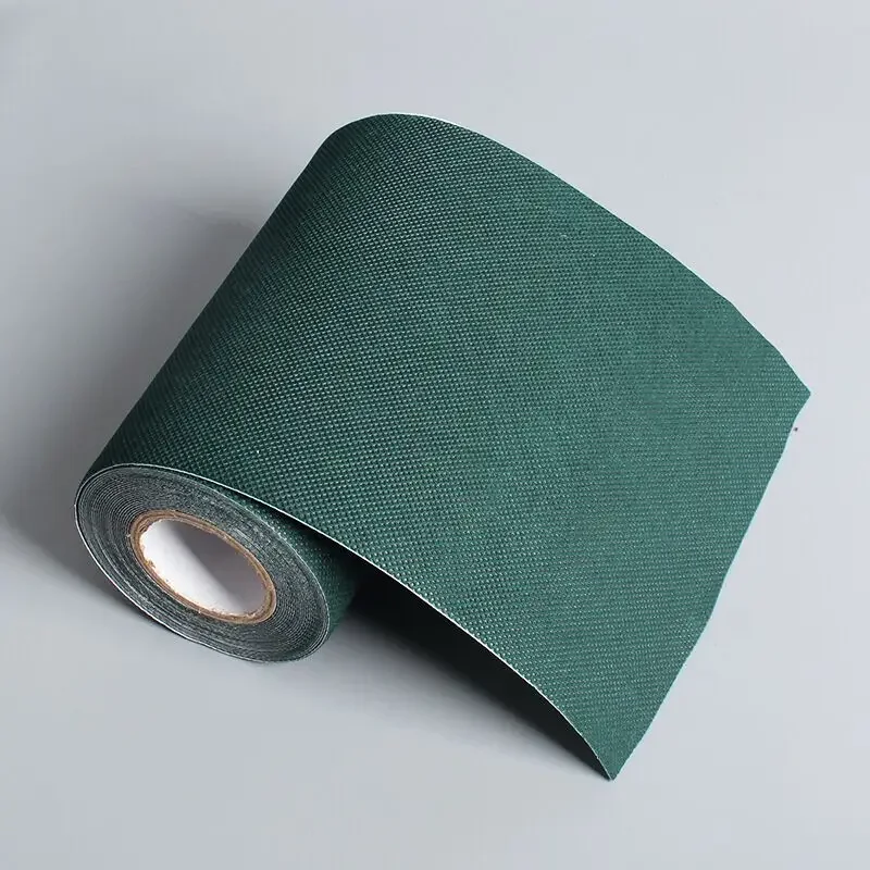 LongTai  Black joint tape non woven fabric tape artificial grass carpet single side seam sealing tape