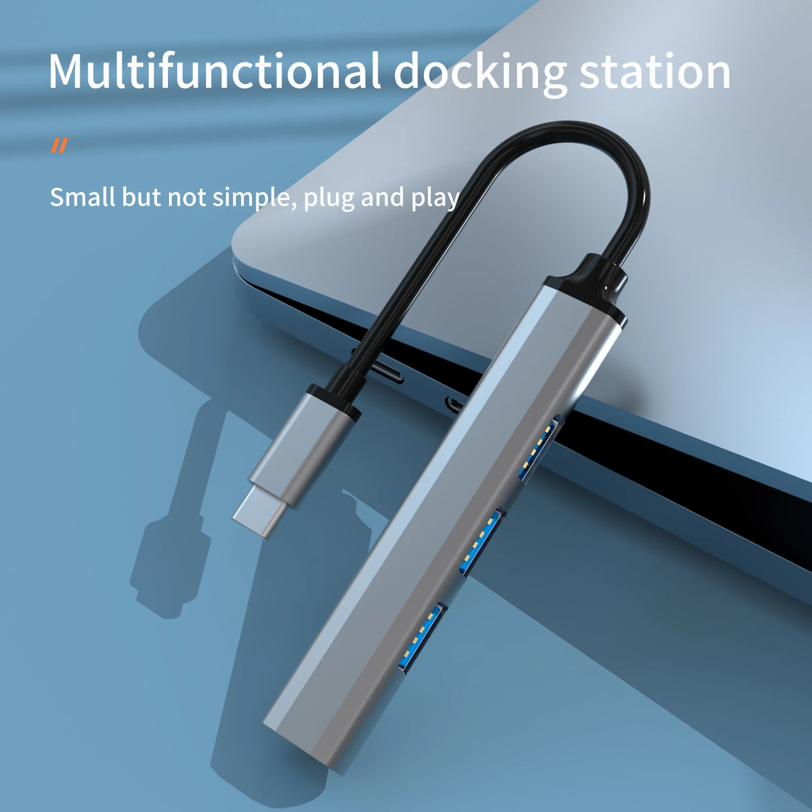 Usb-концентратор с 4 портами типа c на USB 3 0 Usb * алюминиевый сплав ABS Фабричный концентратор частной модели