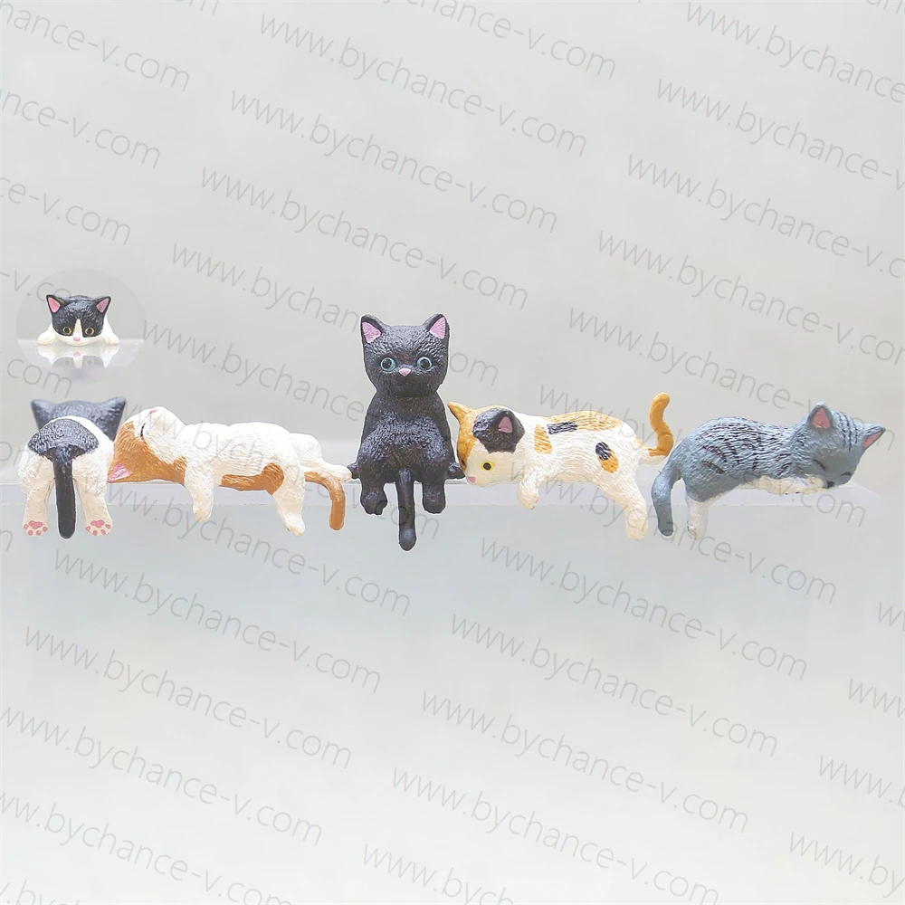 different poses mini cute kitty cat figurine idea gift for cats lovers pet supplies retail business thank you gift low price