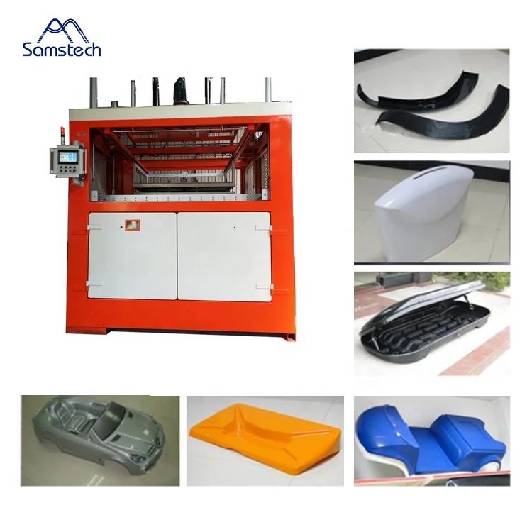 Samstech 2022 Model ABS Thick Sheet Machine with Vacuum Forming Process and Tray Type