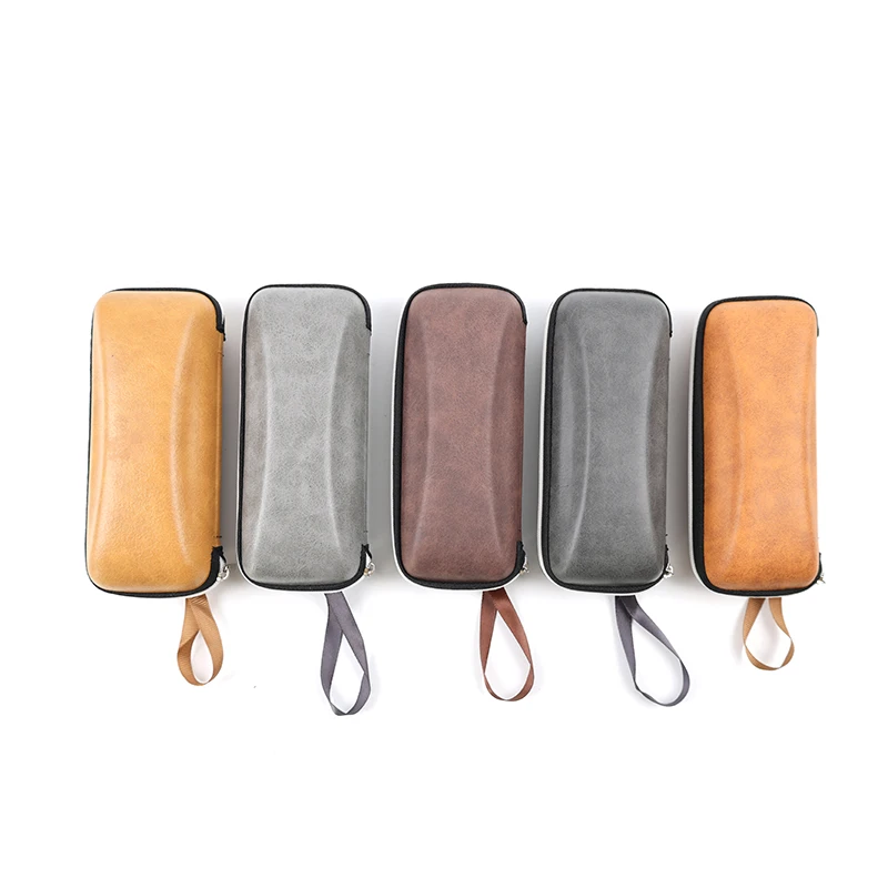 Modern design Hard Shell Matte Colorful Classic Synthetic LeatherEVA Glasses case, Spectacle case, Optical case with custom logo