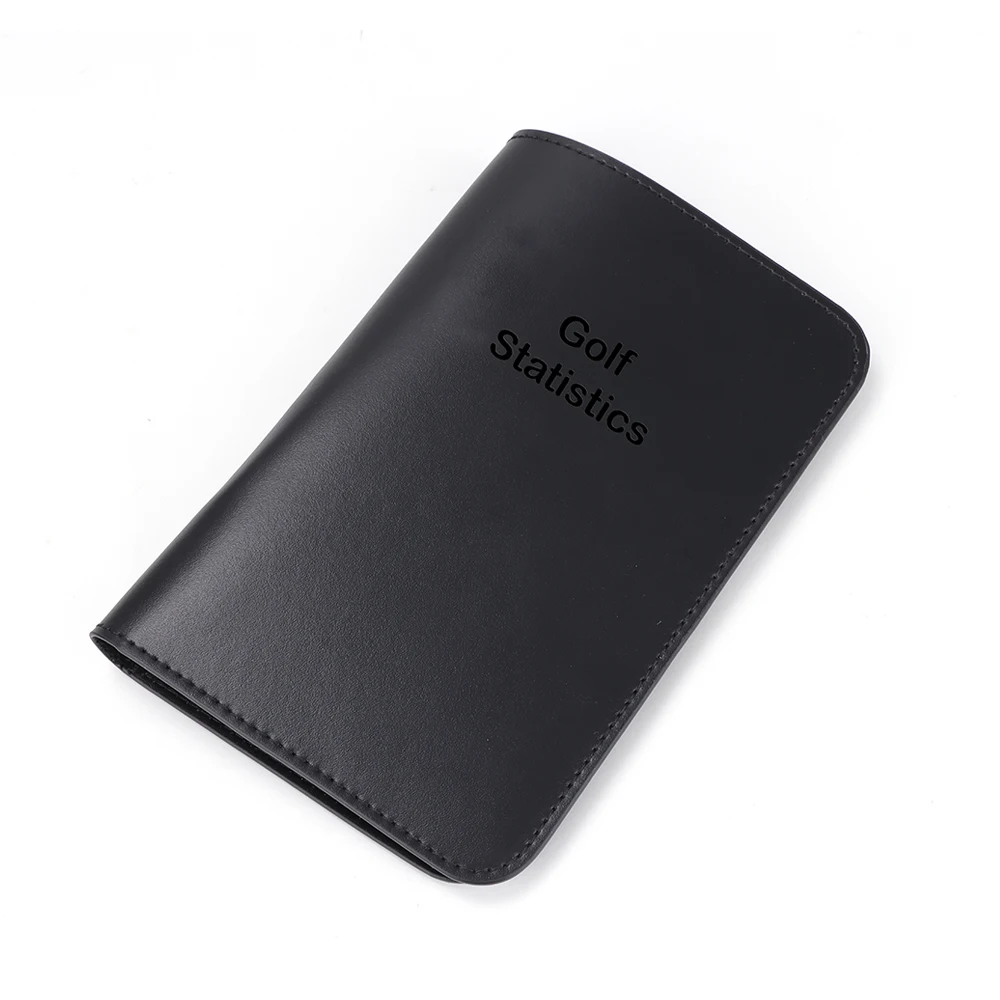 Stationery Supplies Custom Leather Golf Score Book Memo Pads PVC voltage forming document set custom logo new cross-border bag