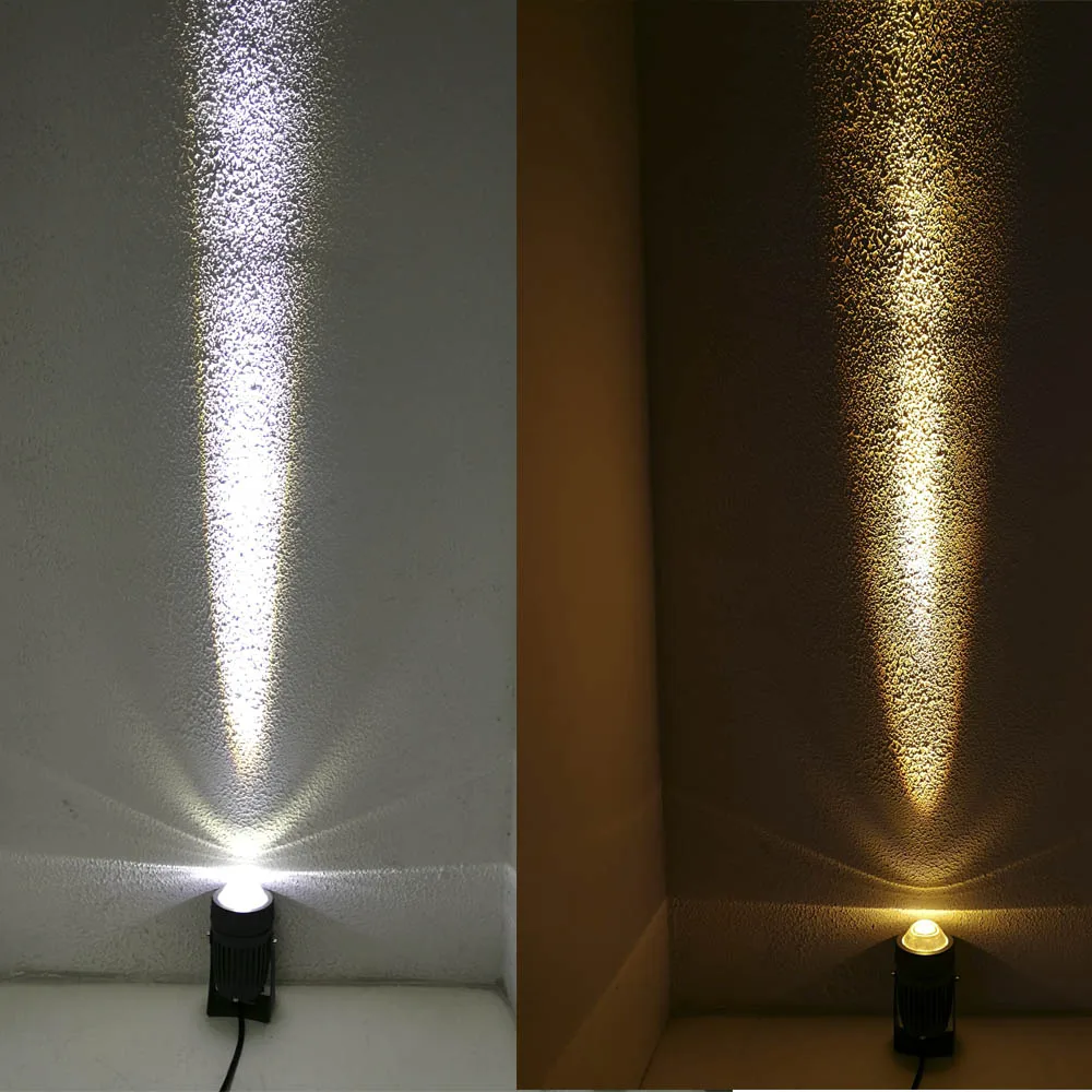 Ac85-265v Outdoor LED Spot Light IP6510W Waterproof Flood Lawn RGB/Cool/Warm White COB 220V Glass IP67/68-Landscape Lighting