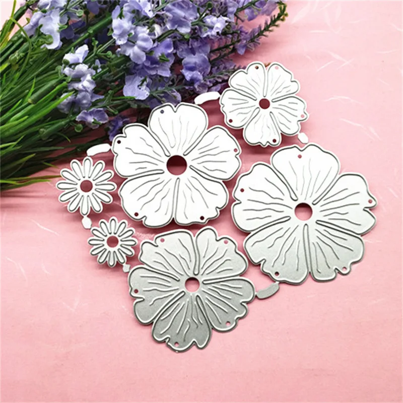 2024 New customized Background Tree flowers Metal Cutting Dies Decoration Scrapbooking Punch Stencils Album Embossing Crafts