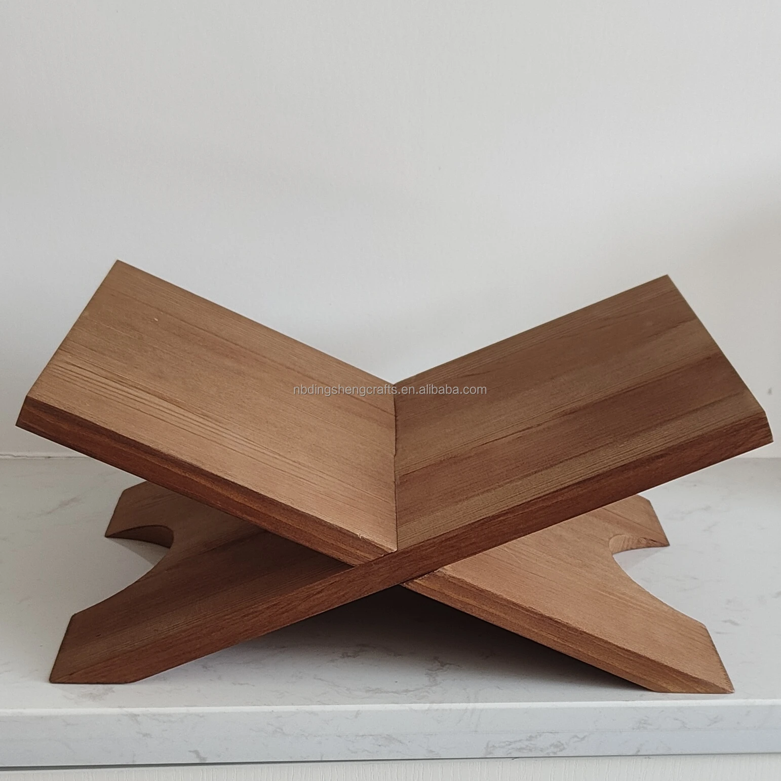 Wood Book Holder Book Stands for Display Reading Textbook Holder Open Book Display Stand for Open and Closed Books, Cookbook, Ma