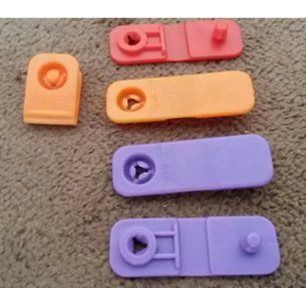 One Time Use Plastic Self-closing Clip For Hospital PVC Vinyl Wristband