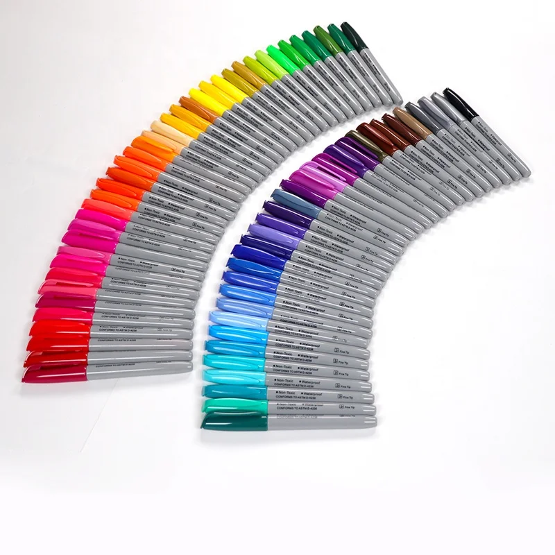 Перманентный маркер Ассорти 72 цвета