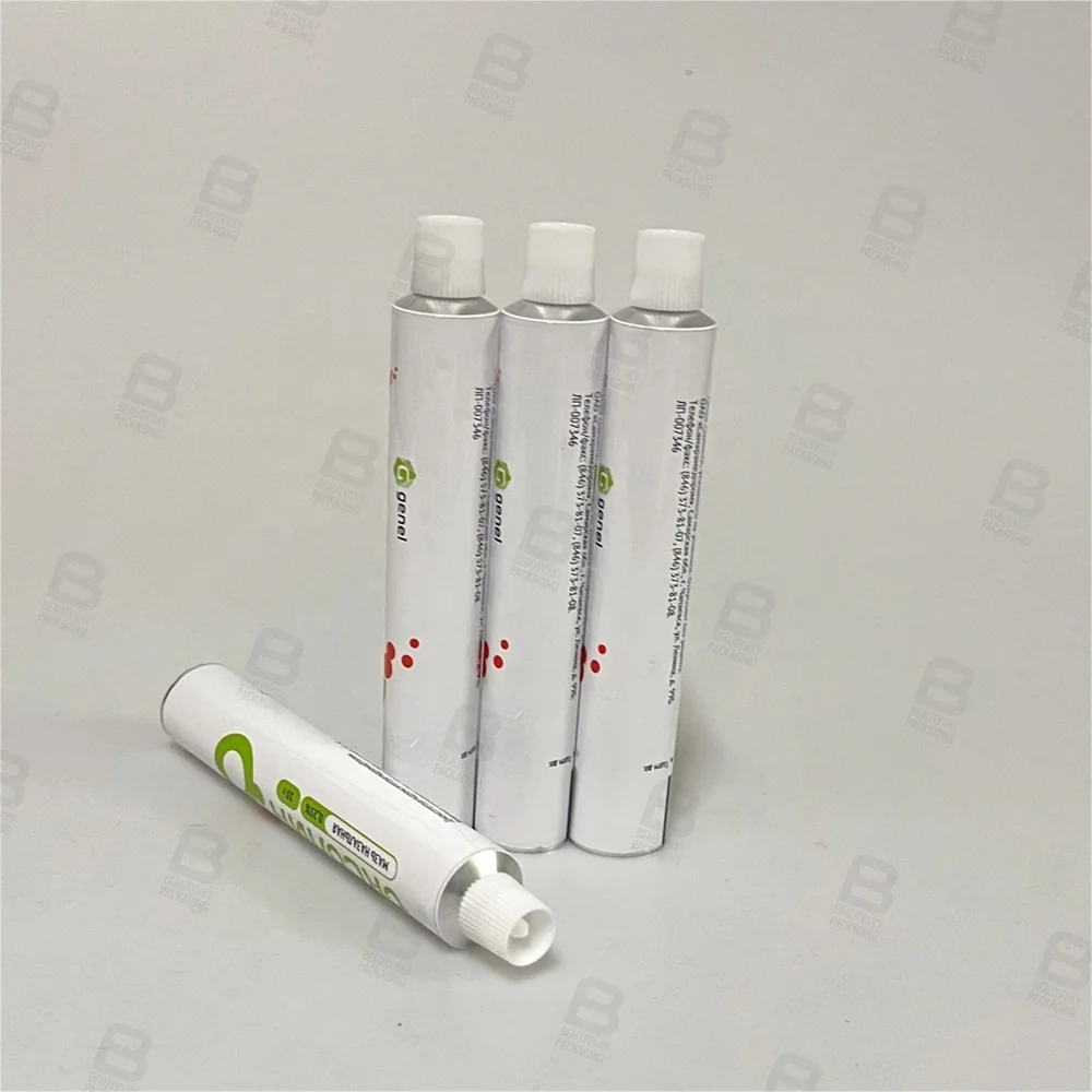 15ml 15g 10g Aluminum Squeeze Packaging Tubes Dia. 19mm for Eye Cream & antibiotic medicine