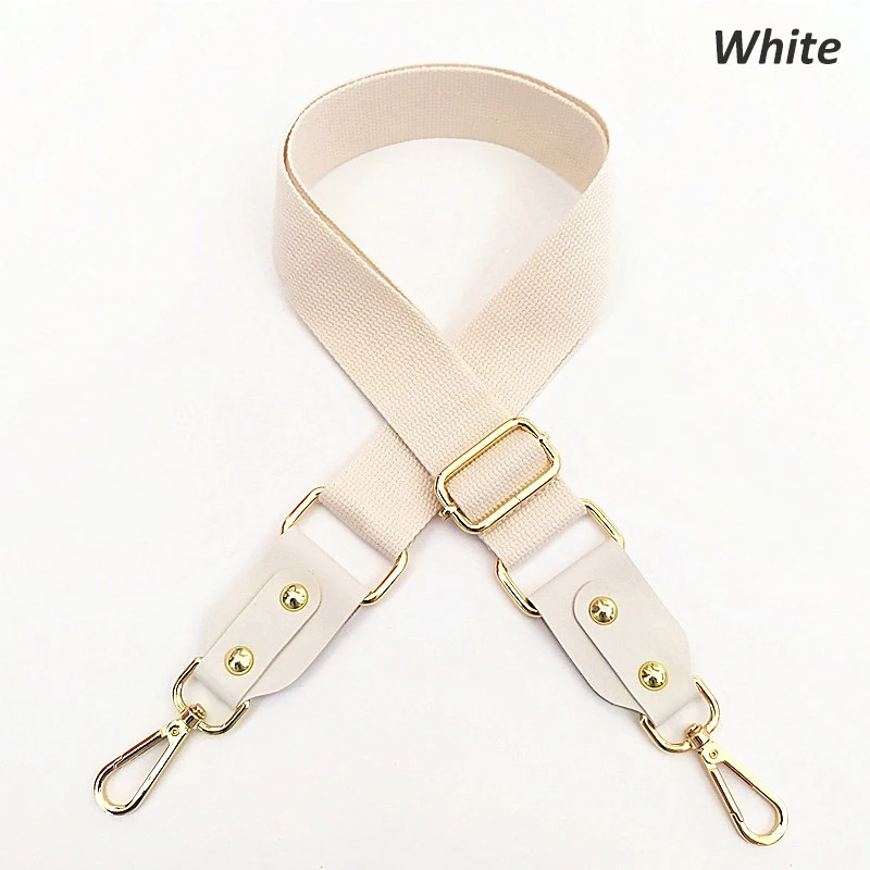 Colorful Wide Shoulder Strap Adjustable Replacement Cotton   Shoulder Belt Guitar Crossbody Purse Handbag Straps