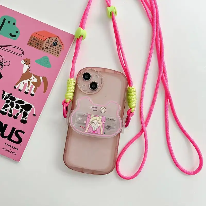 Handmade Braided Woven Para cord Strap For Mobile Phone Water Bottle Camera Adjustable Neck Shoulder Strap