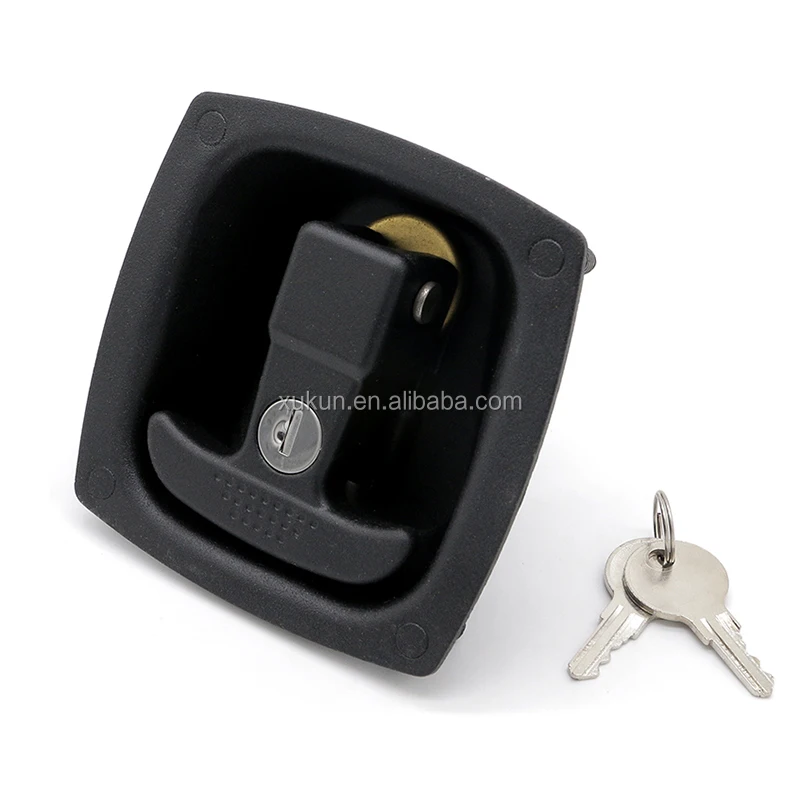 XK127-2B/XK127-2BS Black t handle folding swinghandle panel latch lock