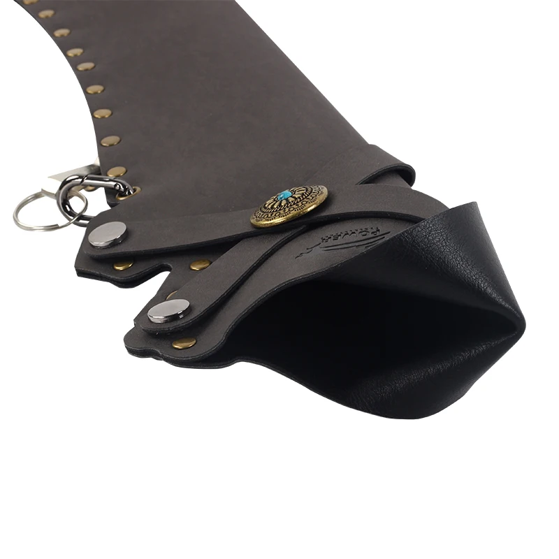 Archery Arrow Quiver Traditional Arrow Holder Portable Recurve Bow Waist-Hanging Arrows Bag Outdoor Shooting Hunting Practice