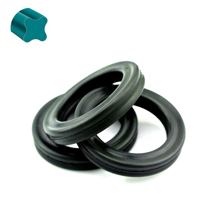 High Quality QR Seal Rubber X Ring Four-lobed Oring Nitrile NBR FKM FPM Quad Ring Seal Rubber X-Ring