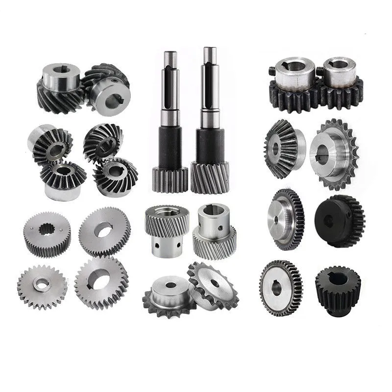 Custom Steel Gear Pinion Bevel gear sprocket Metal Transmission Custom Spur Helical Gear Manufacturer
