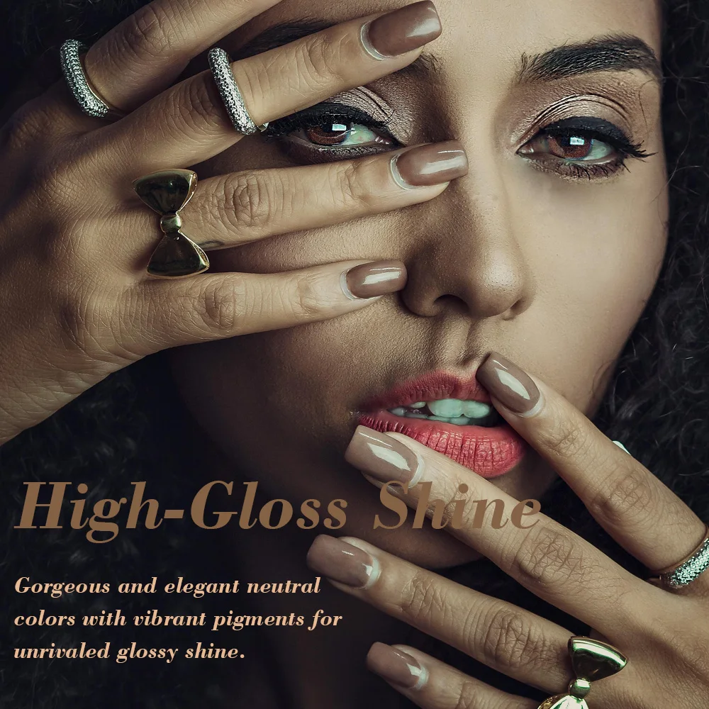 BOZLIN 6pcs Mini Gel Polish Kit 36 Colors Jelly Nude Soak Off Nail Polish OEM UV LED Gel Nail Polish Manufacturer