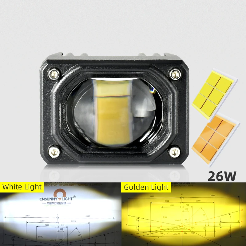 
Led Lights for Motorcycle Lighting System Mini Driving Light 25W 16000Lm Faros Luces para Moto Lampu Sorot Motorcycle Headlights 