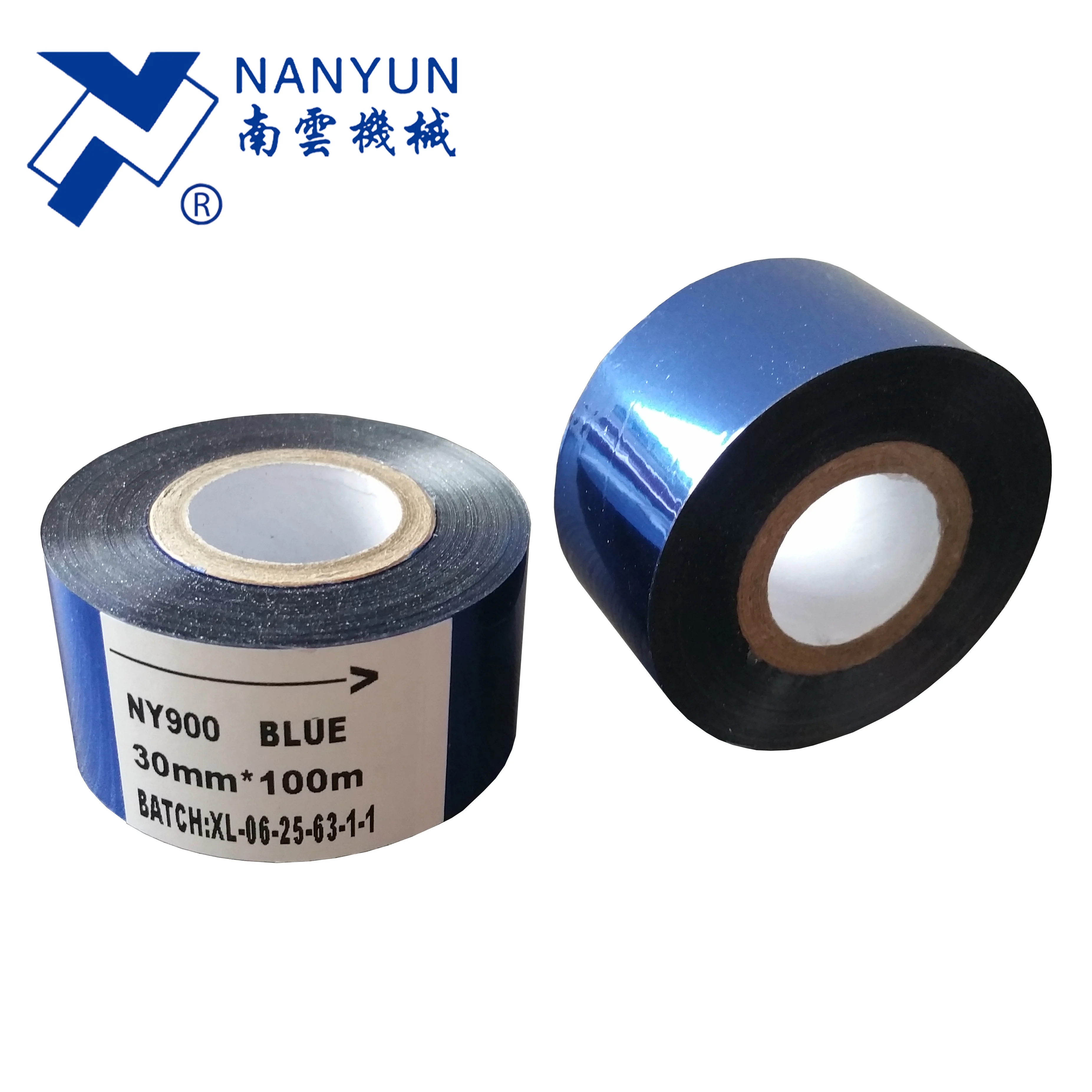 2020 hot selling NY-800 Black/ Red/ Blue Ink Stamping Foil 30mm*100m For Ribbon Coding Machine
