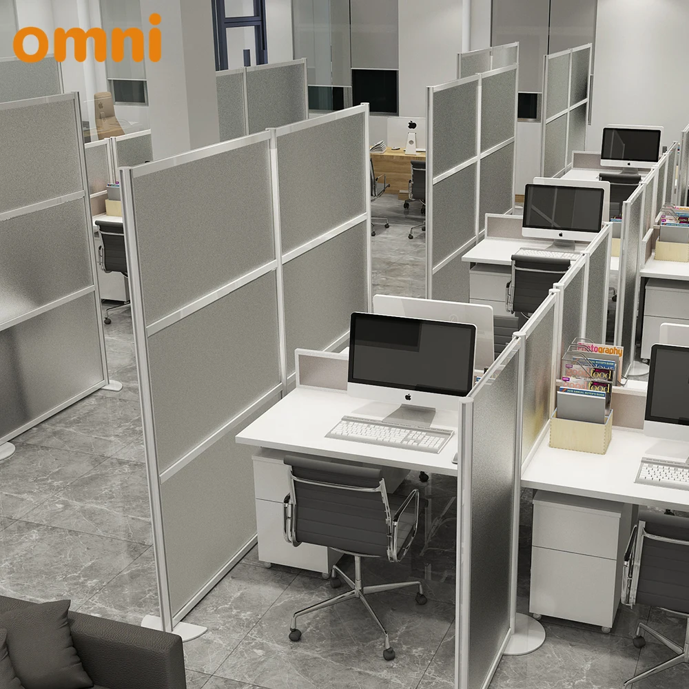 office school freestanding partition folding screen room divider with or without wheels