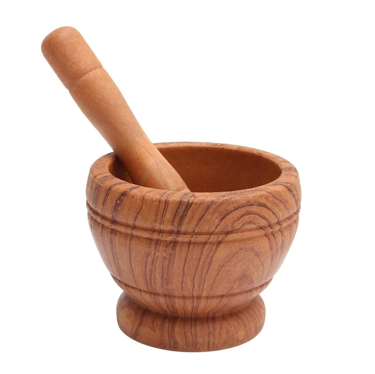 Multi-Functional Manual Household Plastic Garlic Press and Crusher Herb  Spice Grinding Mortar and Pestle