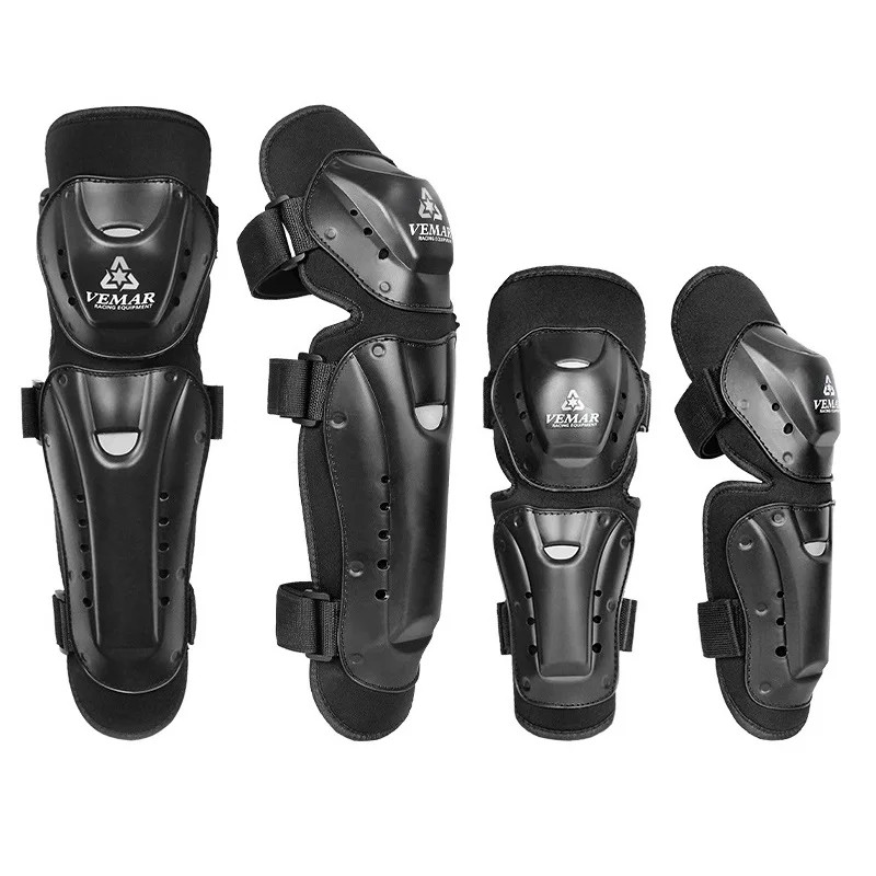 4pcs Elbow Knee Pads Combo Motorcycle Knee And Elbow Pads Protective Gear Equipment Motocross Mountain Bike Riding Elbow Guard