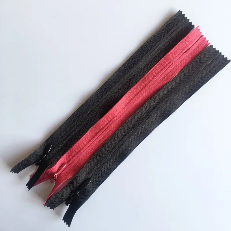 Wholesale High quality Nylon Invisible lace cloth tape close end Zipper