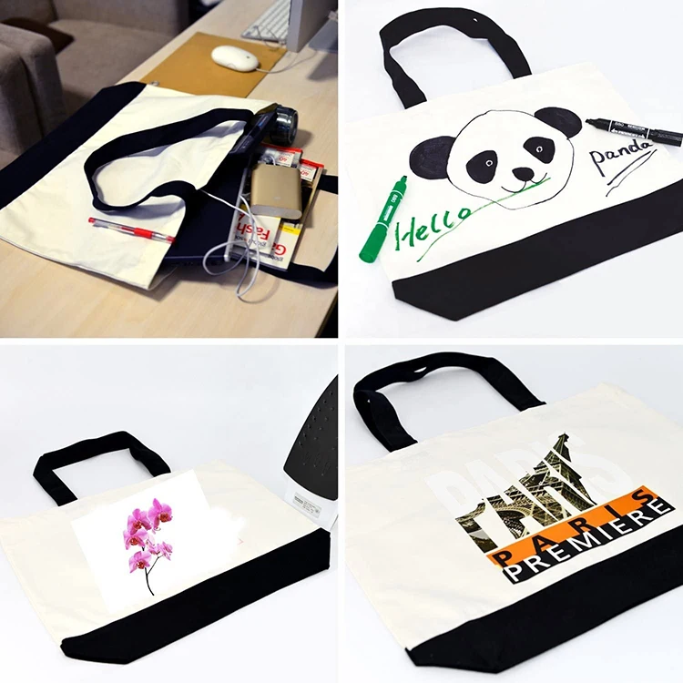 Custom Printing logo plain alibaba shopping cotton canvas tote bag Design with Handled