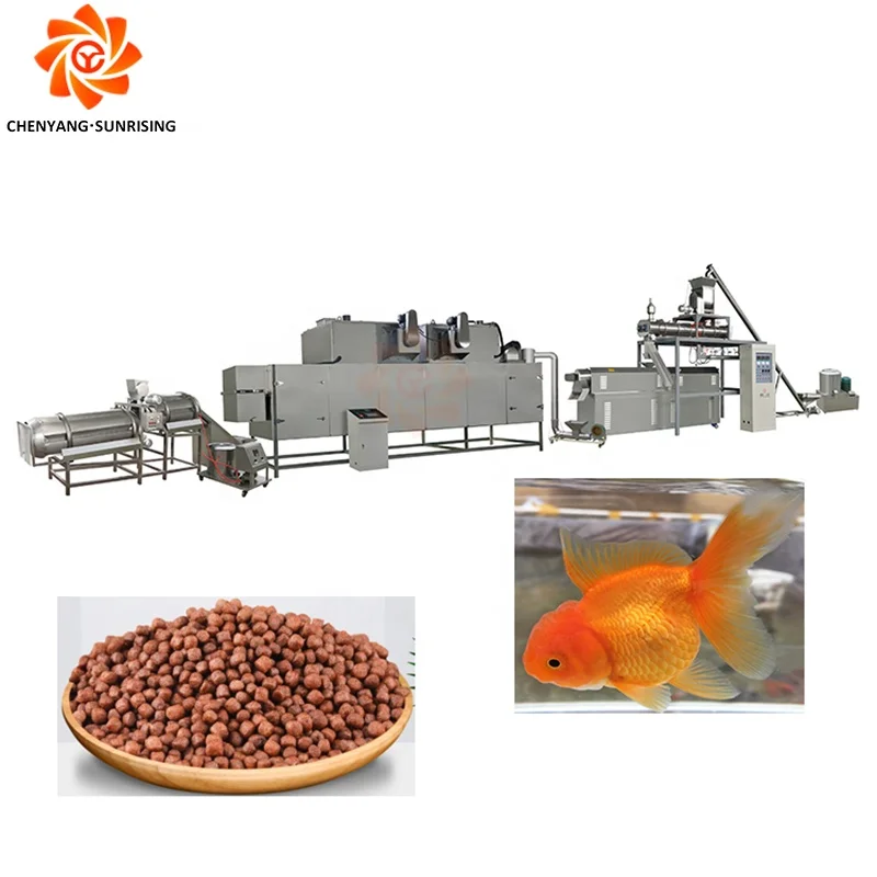Automatic Aquarium Floating Fish Feed and Aquatic Feed Production Line Fish Feed Pellet Machine