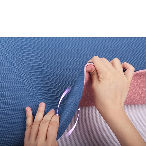 Discount TPE Yoga Mat 6mm Slight Defects Anti Slip with Low Price Cheap Good Quality Wholesale tpe anti slip yoga mat