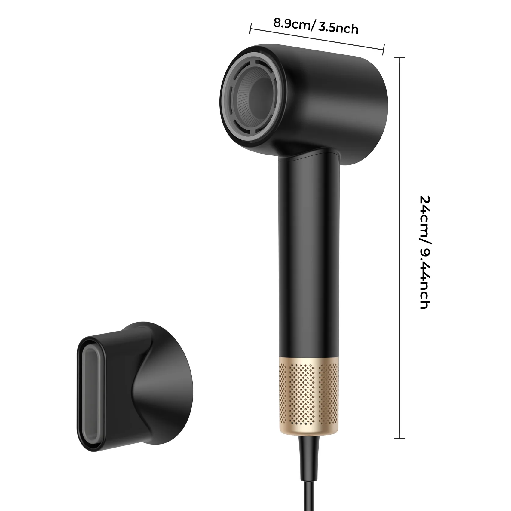 New Arrival OEM Wholesale Fast Drying Negative Ion Blow Dryer High-speed Brushless Motor 110000 rpm Salon Hair Dryer LCD Display