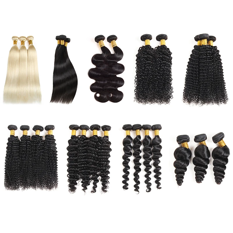 10a Grade Brazilian Virgin Human Hair Bundles Raw Virgin Silky Hair Bundles Human Hair Bulk  Jerry Curly Weave Bundles Brazilian