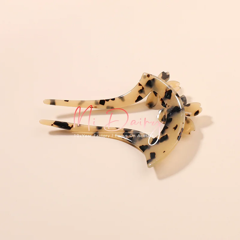 Mi Dairy Fashion Design Interpose Hair Combs Hair Pin With Pearl Flower Bridal Headdress Acetate Hair Accessories 220419
