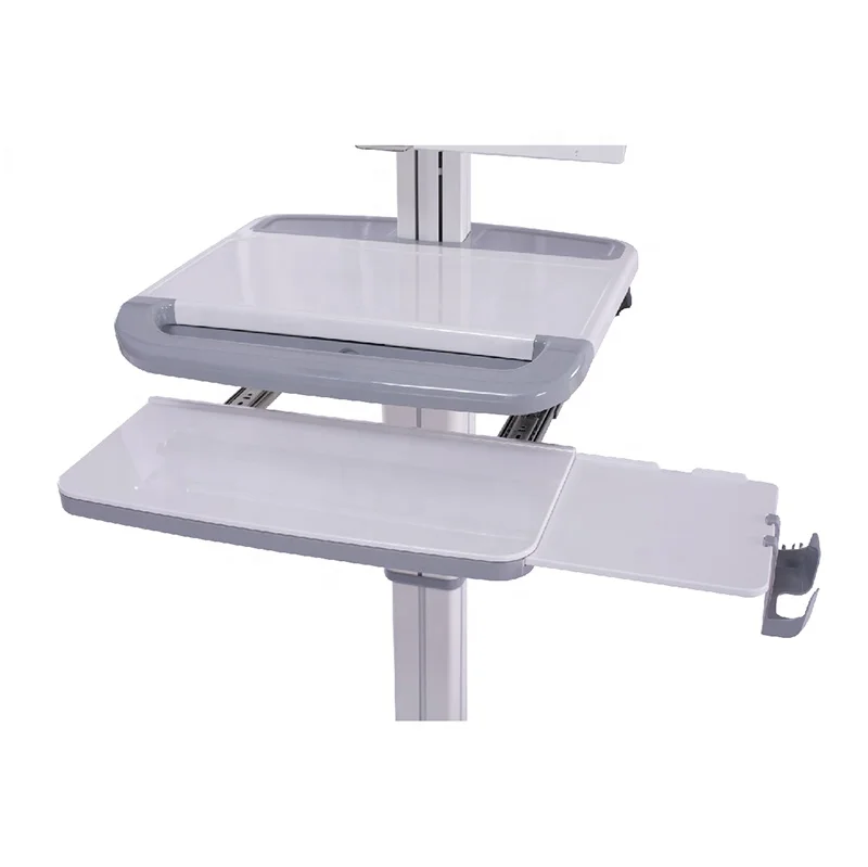 All in one Medical Trolley Hospital ABS Cart with Computer for Sick Use Medical Cart Hospital Trolley