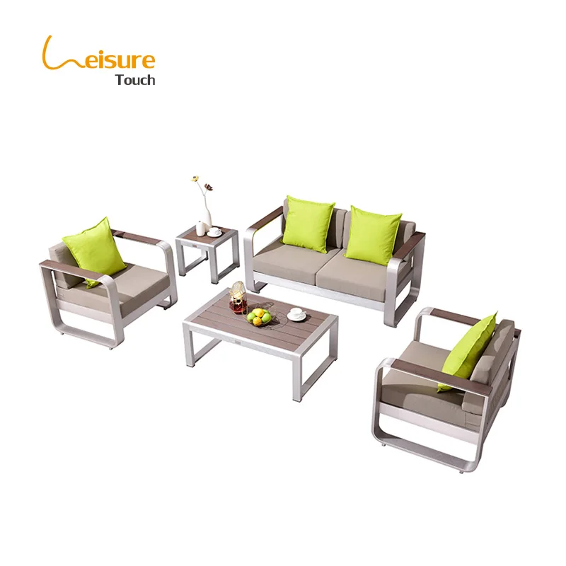 LeisureTouch алюминиевая рама для внутреннего дворика современный комплект садовой
