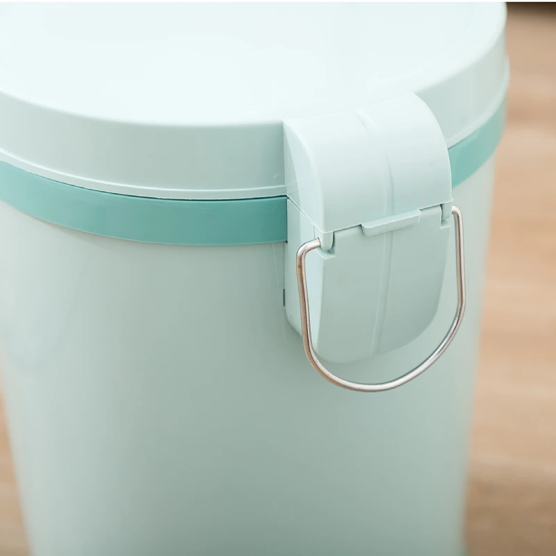 Pedal type wastepaper basket garbage container apartment hotel stainless steel trash can