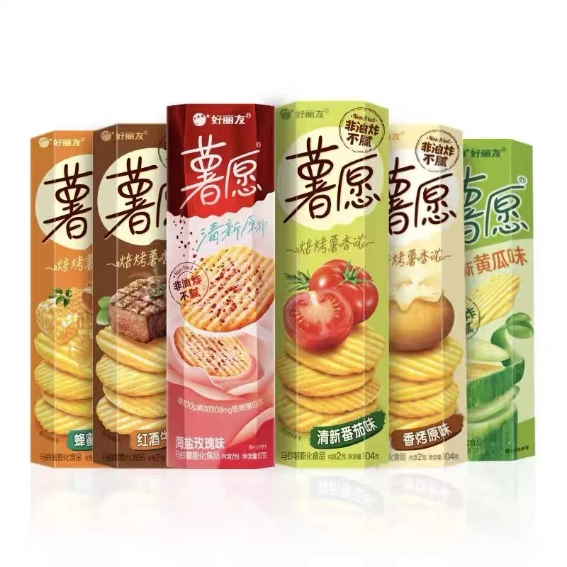 Cheap Factory Price 104g Private Label Fruit Snacks And Potato Chips From Lays