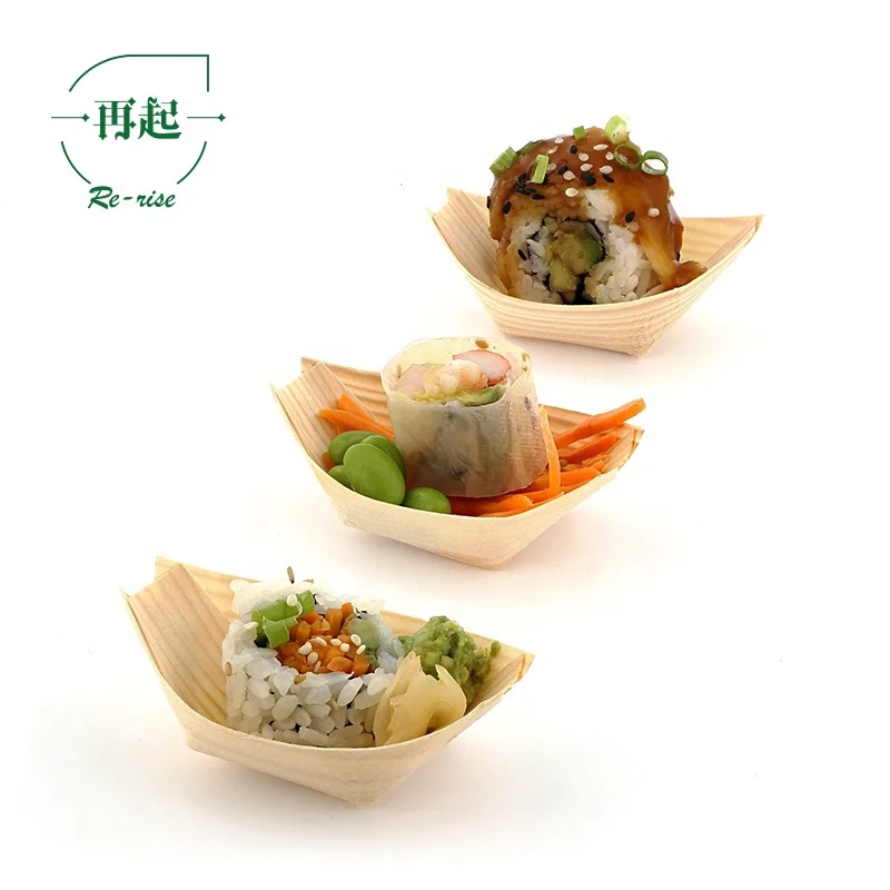 Disposable Japanese Wooden Sushi Boat