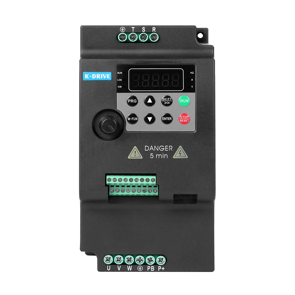 220V 380V 0.4-15KW AC motor high Vector frequency inverter VFD VSD