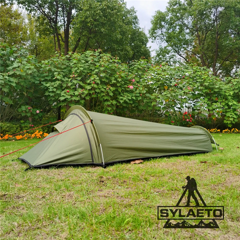 Sylaeto New Upgrade One man Sleeping Bag Bivy Swag Tent For Solo Trip Lightweight Hiking Adventure Survival