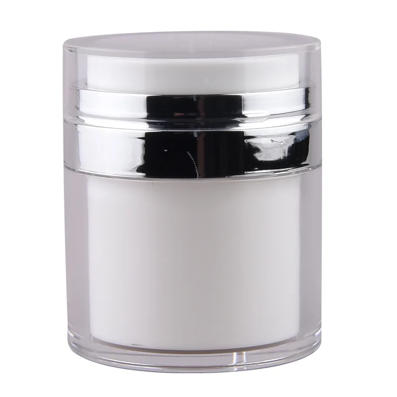 15ml 30ml 50ml Round shape plastic lotion jar airless jar
