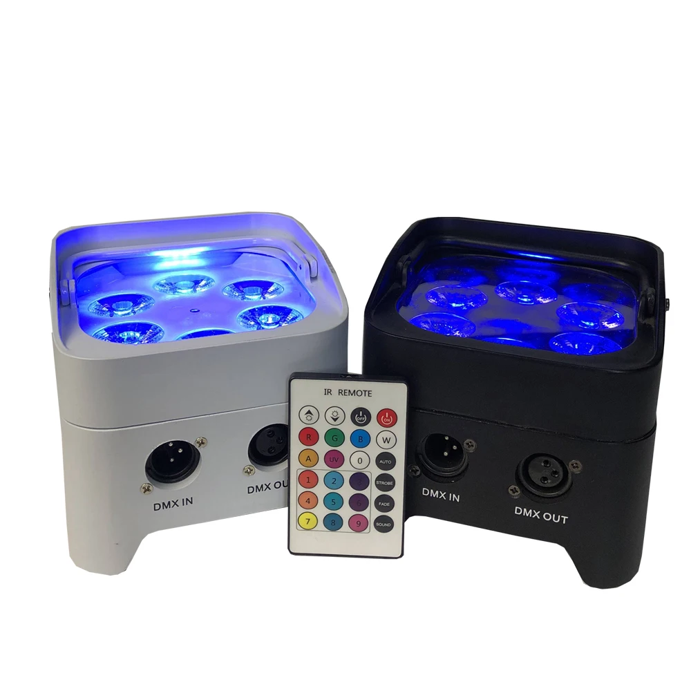 BOTHLIGHTING 6*18W 6in1 LED Mini Battery Par Can Wireless DMX Wedding Stage Light
