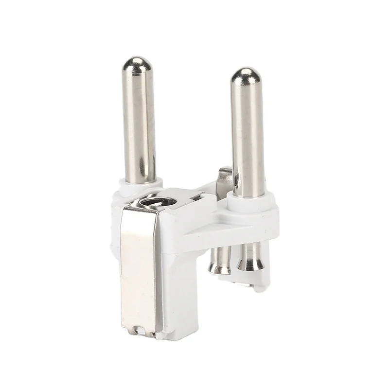 French Germany plug insert 4.8MM 10A/16A VDE approved 2 pins bridge for plug socket