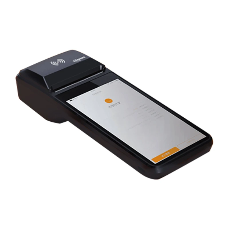 Android11 All in one POS H8 Handhold Mobile POS System with 58mm Thermal Printer