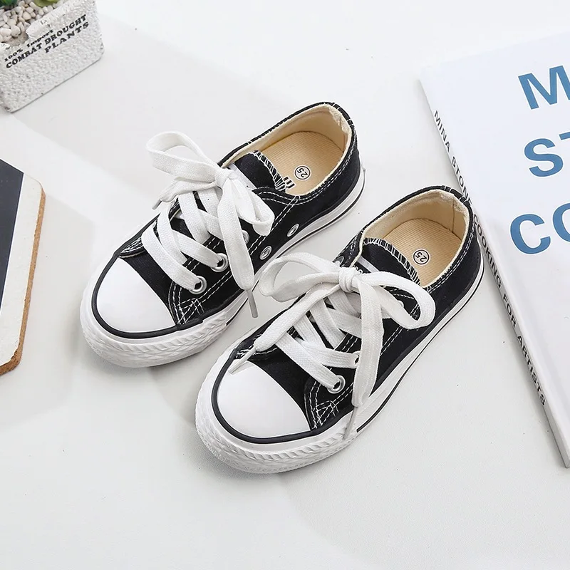 
wholesale 12 colors popular casual unisex toddler kids canvas sneakers shoes 