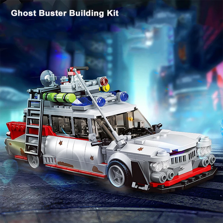Ghost Buster ECTO 1 Building Kit for kids Educational Toy Ghostbusters Car Model Creator Building Blocks Toy Set